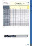 569 565 SOLIDDRILL SCD-ACP3N (3XD) (continued) DIN 6537 Solid Carbide Drills with Coolant Holes, Drilling Depth 3xD Размеры в мм Dimensions Обозначение Designat Каталог ISCAR 2017 Вращающийся металлорежущий инструмент и инструментальная оснастка для металлообрабатывающих станков Фрезы Сверла Развертки Расточные системы Стр. 565