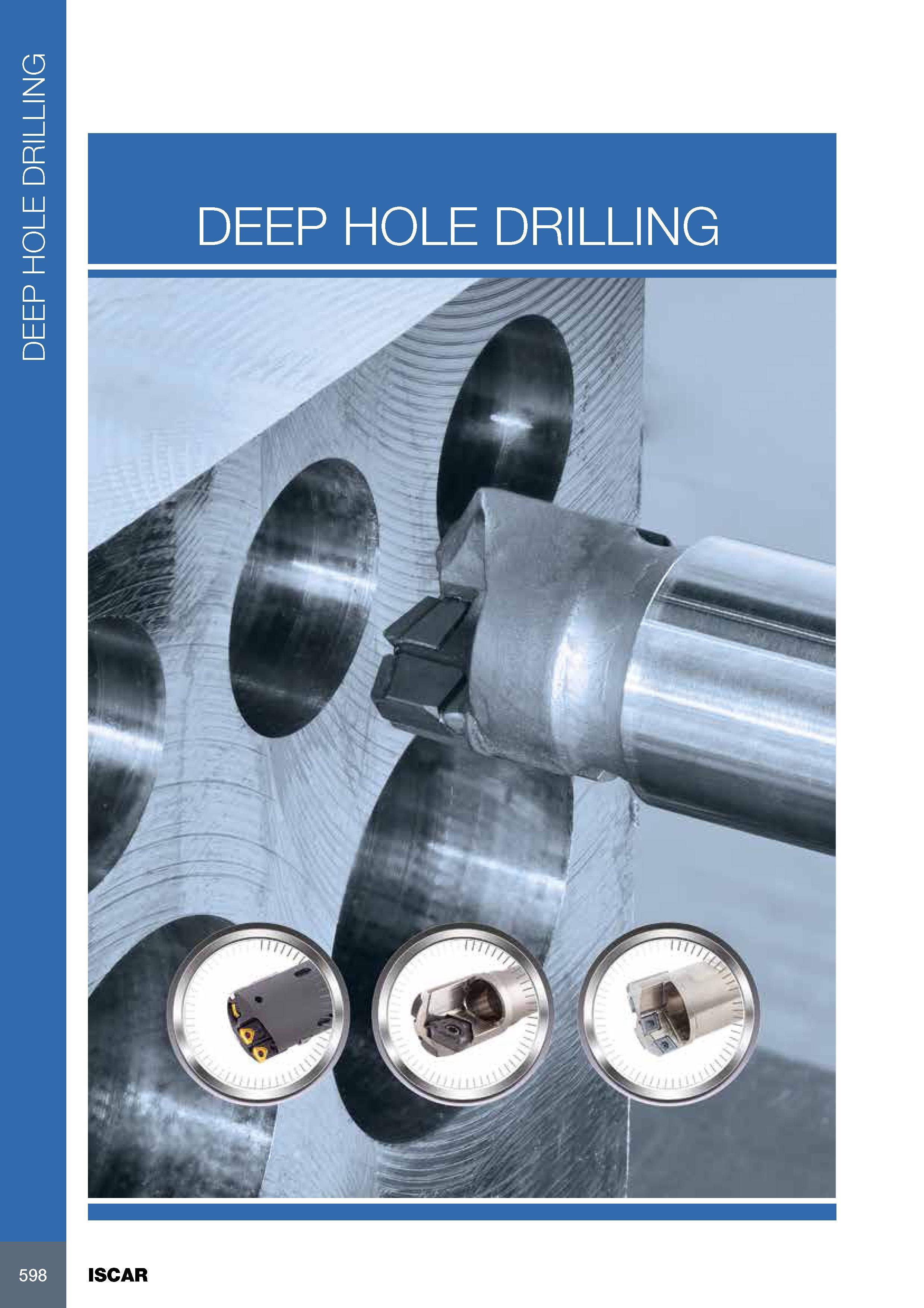 602 DEEP HOLE DRILLING DEEP HOLE DRILLING 598 ISCAR Каталог ISCAR 2017 Вращающийся металлорежущий инструмент и инструментальная оснастка для металлообрабатывающих станков Фрезы Сверла Развертки Расточные системы Стр. 598