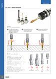 742 TAPS USER GUIDE GTI / GTIN - Tapping Attachment Operation For through- and blind-hole tapping: Enter feed rate according to thread pitch (or 1-2 % lower) Se Каталог ISCAR 2017 Вращающийся металлорежущий инструмент и инструментальная оснастка для металлообрабатывающих станков Фрезы Сверла Развертки Расточные системы Стр. 738