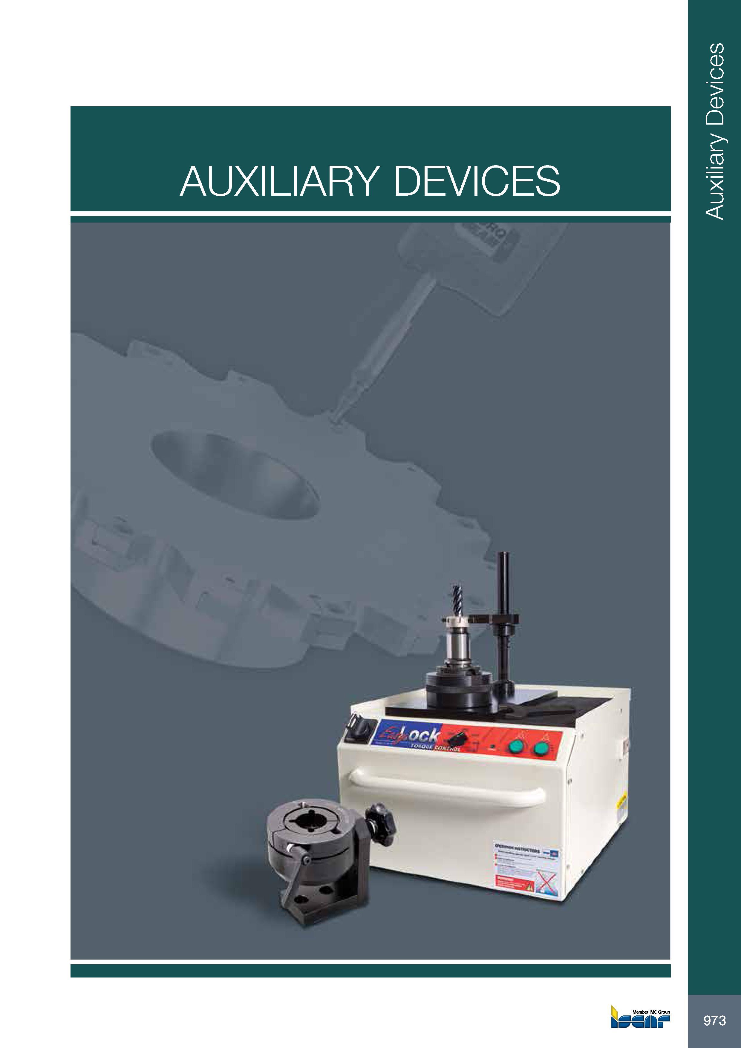 977 AUXILIARY DEVICES 973 Каталог ISCAR 2017 Вращающийся металлорежущий инструмент и инструментальная оснастка для металлообрабатывающих станков Фрезы Сверла Развертки Расточные системы Стр. 973