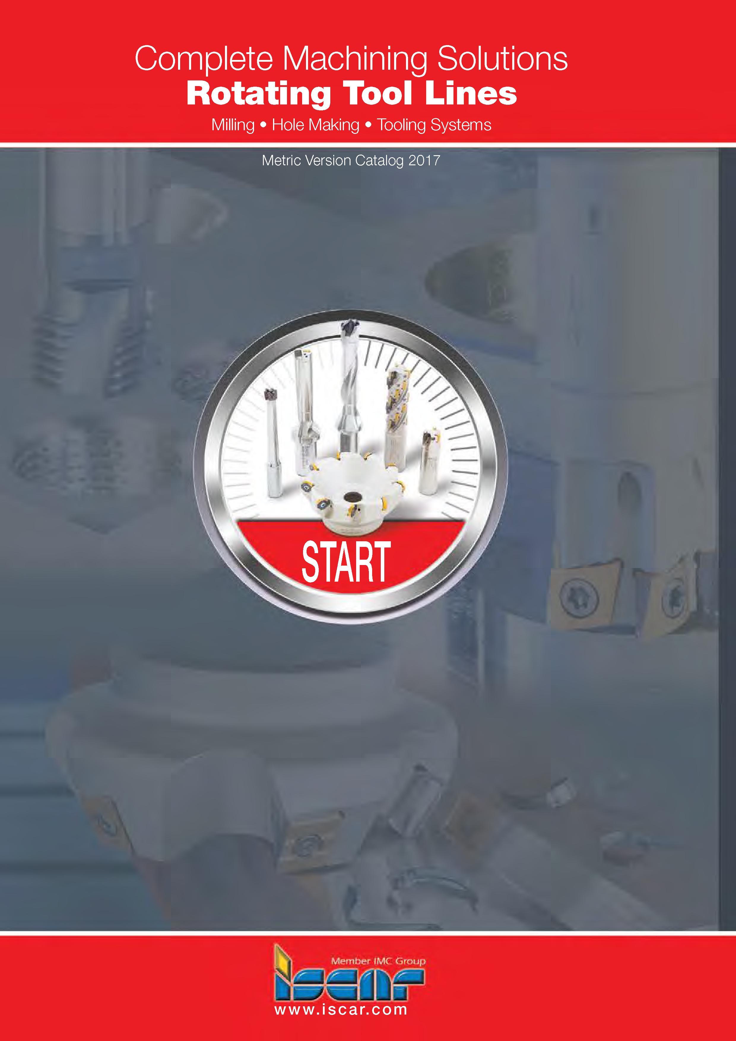 1076 Complete Machining Solutions Rotating Tool Lines Milling Hole Making Tooling Systems Metric Version Catalog 201 Каталог ISCAR 2017 Вращающийся металлорежущий инструмент и инструментальная оснастка для металлообрабатывающих станков Фрезы Сверла Развертки Расточные системы Стр. 