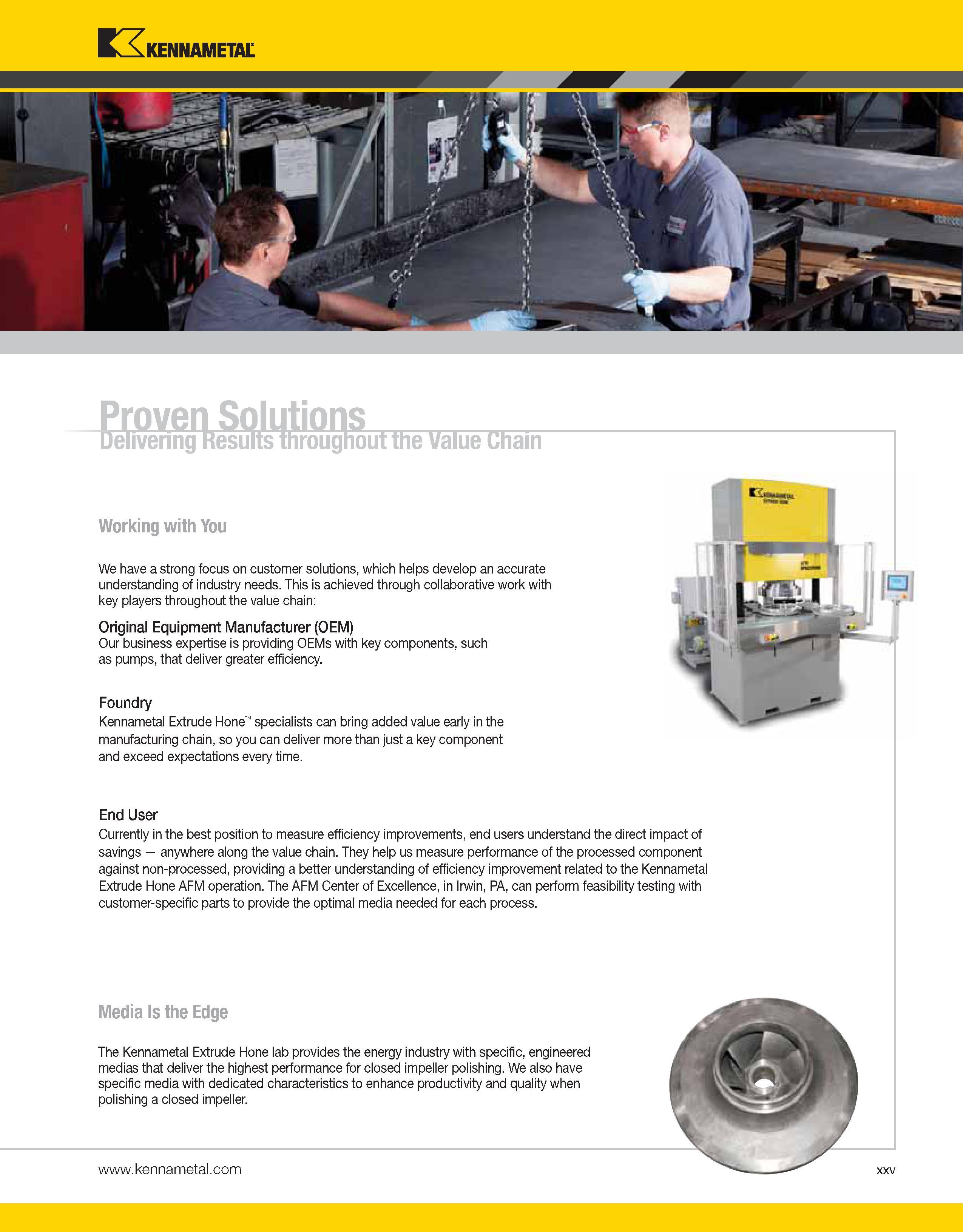 29 Kennametal has a strong focus on customer solutions, which helps develop an accurate understanding of industry needs This is achieved through col Каталог KENNAMETAL 2013 Инструментальная оснастка и вспомогательный инструмент для универсальных металлорежущих станков и обрабатывающих центров с ЧПУ Стр. xxv