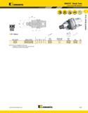 377 Kennametal KM40TS Shank Tools Combi Shell Mill Adapters KMl QUICK CHANGE D2 D1 L13 I rrv/rp i rJ CS Metric order number catalog number D1 D2 L1 L Каталог KENNAMETAL 2013 Инструментальная оснастка и вспомогательный инструмент для универсальных металлорежущих станков и обрабатывающих центров с ЧПУ Стр. A337