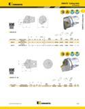 495 Kennametal KMl QUJCK CHANGE MVUN 93° KM63TS Cutting Units M-Clamping order number catalog number mm L1 in mm F in D min mm in gage insert shim lo Каталог KENNAMETAL 2013 Инструментальная оснастка и вспомогательный инструмент для универсальных металлорежущих станков и обрабатывающих центров с ЧПУ Стр. A455