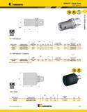 555 Kennametal KM63TS Shank Tools KM Reducers KMl QUJCK CHANGE S KM Reducer order number catalog number CSWS system size mm D2 in mm L1 in mm L2 in w Каталог KENNAMETAL 2013 Инструментальная оснастка и вспомогательный инструмент для универсальных металлорежущих станков и обрабатывающих центров с ЧПУ Стр. A515