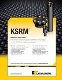 607 Specially developed for machining titanium and stainless steel KSRM platform enables you to pocket, profile, ramp, and plunge with up to 1mm ( 03 Каталог KENNAMETAL 2013 Инструментальная оснастка и вспомогательный инструмент для универсальных металлорежущих станков и обрабатывающих центров с ЧПУ Стр. A567