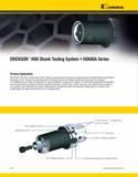 770 Kennametal ERICKSON HSK Shank Tooling System HSK80A Series Primary Application ERICKSON HSK Face Contact Short Taper Tooling is manufactured from Каталог KENNAMETAL 2013 Инструментальная оснастка и вспомогательный инструмент для универсальных металлорежущих станков и обрабатывающих центров с ЧПУ Стр. C74