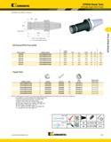 873 ifEMMAMETAr BTKV40 Shank Tools ivtNNAlVlt IAL ER Single-Angle Collet Chucks (ER BTKV Form B/AD continued) L1FC = from flange face L1 = from taper Каталог KENNAMETAL 2013 Инструментальная оснастка и вспомогательный инструмент для универсальных металлорежущих станков и обрабатывающих центров с ЧПУ Стр. D11