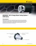 1028 Kennametal ERICKSON CAT V-Flange Shank Tooling System CV40 Series Primary Application ERICKSON V-Flange CAT Taper Tooling is manufactured from pr Каталог KENNAMETAL 2013 Инструментальная оснастка и вспомогательный инструмент для универсальных металлорежущих станков и обрабатывающих центров с ЧПУ Стр. F2