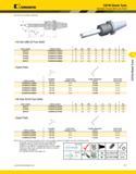 1037 Kennametal CAT40 Shank Tools Hydraulic Chucks Slim Line Trend (HC Slim Form B/AD continued) D21 D2 D1 L9 r 12 HC Slim MM-CV Form B/AD order numbe Каталог KENNAMETAL 2013 Инструментальная оснастка и вспомогательный инструмент для универсальных металлорежущих станков и обрабатывающих центров с ЧПУ Стр. F11