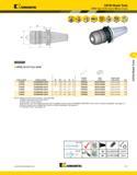 1043 Kennametal CAT40 Shank Tools HPMC High-Performance Milling Chucks ERICKSON HPMC IN-CV Form B/AD order number catalog number D1 D11 L1 L9 V locknu Каталог KENNAMETAL 2013 Инструментальная оснастка и вспомогательный инструмент для универсальных металлорежущих станков и обрабатывающих центров с ЧПУ Стр. F17