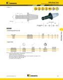 1171 Kennametal DV50 Shank Tools DA 08 Series Double-Angle Collet Chucks Grip 1:1 D11 collet series/ L9 V Rfl Collet Capacity ERICKSON DA 08 Round-DV Каталог KENNAMETAL 2013 Инструментальная оснастка и вспомогательный инструмент для универсальных металлорежущих станков и обрабатывающих центров с ЧПУ Стр. G61