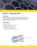 1254 ERICKSON TG Single-Angle Collets Primary Application TG Tremendous Grip Collets are manufactured according to the original ERICKSON standard and Каталог KENNAMETAL 2013 Инструментальная оснастка и вспомогательный инструмент для универсальных металлорежущих станков и обрабатывающих центров с ЧПУ Стр. J10