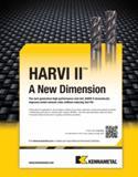 1297 The next generation high-performance end mill, HARVI II dramatically improves metal removal rates without reducing tool life Best suited for appl Каталог KENNAMETAL 2013 Инструментальная оснастка и вспомогательный инструмент для универсальных металлорежущих станков и обрабатывающих центров с ЧПУ Стр. J53
