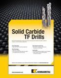 1305 B/K 105 Solid Carbide Drills are ideal for high metal removal rates and excellent hole quality in aluminum as well as in short-hole titanium appl Каталог KENNAMETAL 2013 Инструментальная оснастка и вспомогательный инструмент для универсальных металлорежущих станков и обрабатывающих центров с ЧПУ Стр. J61