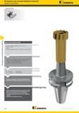 1104 Специальная развертка Kennametal UpSharp со вставками из твердого сплава, 12-ю режущими кромками и стандартным патроном с термозажимом Shrink Fit Твер Мастер-каталог KENNAMETAL 2013 Металлорежущий инструмент Точение Обработка отверстий Фрезерование Стр. K56