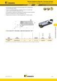 539 Kennametal Чистовая обработка отверстий Расточные системы Угол в плане 90° Картридж с микрорегулировкой Тип T Все картриджи обеспечивают внутренний п Каталог KENNAMETAL 2018 Режущий инструмент для обработки отверстий в металлах и сплавах Быстрорежущие метчики и раскатники Сборные фрезы с СРП и твердосплавные Стр. K113
