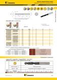 139 Kennametal Цельные твердосплавные сверла SPF Композитные материалы (CFRP) Значения L, L3 и L4 max приведены в таблице размеров Цельные твердосплавные Каталог KENNAMETAL 2018 Режущий инструмент для обработки отверстий в металлах и сплавах Быстрорежущие метчики и раскатники Сборные фрезы с СРП и твердосплавные Стр. G105