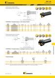1165 Kennametal KSOM Mini Концевые фрезы Ap1 max = 3,5 мм (8 кромок) Ap2 max = 9 мм (4 кромки), уменьшите подачу на 40% KSOM Mini Концевые фрезы с хвостов Каталог KENNAMETAL 2018 Режущий инструмент для обработки отверстий в металлах и сплавах Быстрорежущие метчики и раскатники Сборные фрезы с СРП и твердосплавные Стр. S47