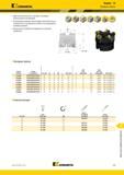 1497 Kennametal Rodeka 10 Насадные фрезы Двусторонние круглые пластины с восемью возможными положениями Контрящий механизм обеспечивает дополнительную ста Каталог KENNAMETAL 2018 Режущий инструмент для обработки отверстий в металлах и сплавах Быстрорежущие метчики и раскатники Сборные фрезы с СРП и твердосплавные Стр. V49