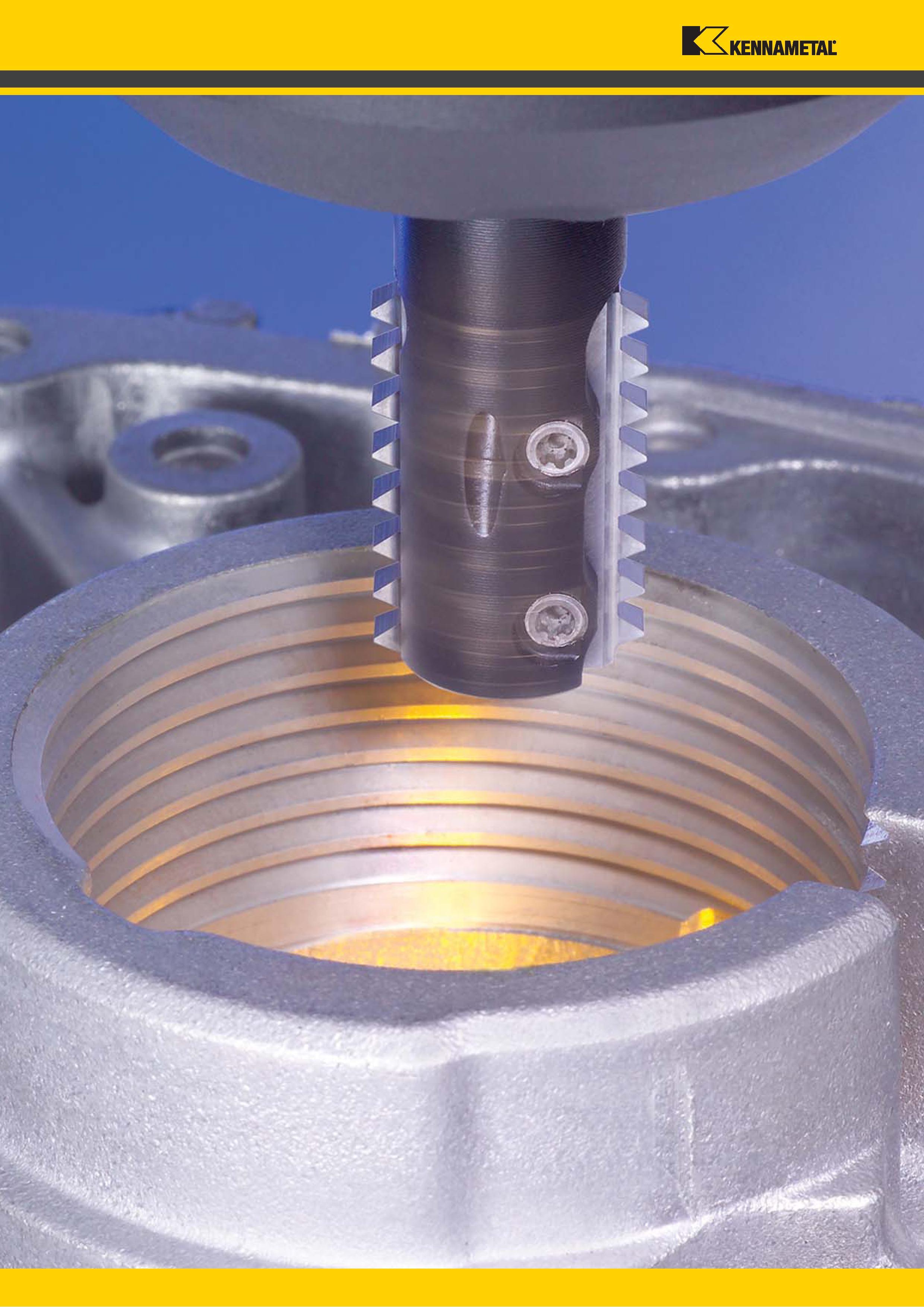 1606 Kennametal Каталог KENNAMETAL 2018 Режущий инструмент для обработки отверстий в металлах и сплавах Быстрорежущие метчики и раскатники Сборные фрезы с СРП и твердосплавные Стр. 