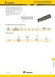 1649 Kennametal Диапазон диаметров резания от 26 до 42 мм Для нарезания внутренней и наружной резьбы в деталях из большинства материалов Один инструмент и Каталог KENNAMETAL 2018 Режущий инструмент для обработки отверстий в металлах и сплавах Быстрорежущие метчики и раскатники Сборные фрезы с СРП и твердосплавные Стр. W43