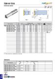 513 TSM-W-TS16 Й 1 Обозначение CW (мм) в Размеры (мм) Каналы СОЖ Рис j L Пластина DC DCONMS BD OAL LH TSM D32-W25-3Z-TS16 1 20-4 0 3 32 2 25 21 7 110 Каталог TAEGUTEC 2020 Вращающийся режущий и вспомогательный инструмент по металлу Твердосплавные пластины Сборные фрезы с СМП Монолитные фрезы и сверла Инструментальные патроны Стр. E200