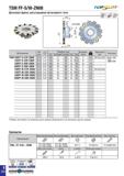 525 TSM FF-S/W-ZN08 70/ -£>7 Дисковая фреза: регулируемая фланцевого типа Обозначение CW (мм) 0 Размеры (мм) Исполнение корпуса J& Крепежный болт Пла Каталог TAEGUTEC 2020 Вращающийся режущий и вспомогательный инструмент по металлу Твердосплавные пластины Сборные фрезы с СМП Монолитные фрезы и сверла Инструментальные патроны Стр. E212