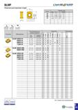 556 BLMP CNASE EED Пластина для высоких подач Габарит Размеры (мм) INSL W1 S APMX 04 6 0 4 2 2 5 0 5 06 9 0 6 39 3 73 1 0 09 11 9 9 18 4 80 1 5 11 14 Каталог TAEGUTEC 2020 Вращающийся режущий и вспомогательный инструмент по металлу Твердосплавные пластины Сборные фрезы с СМП Монолитные фрезы и сверла Инструментальные патроны Стр. E243