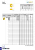 579 SLOT Пластина ш Wl ) Габарит Размеры (мм) S W1 L RE 018 8 6 5 1 8 0 4 023 8 6 5 2 3 0 4 028 8 6 5 2 8 0 4 033 8 6 5 3 3 0 4 Пластина Обозначение Каталог TAEGUTEC 2020 Вращающийся режущий и вспомогательный инструмент по металлу Твердосплавные пластины Сборные фрезы с СМП Монолитные фрезы и сверла Инструментальные патроны Стр. E266