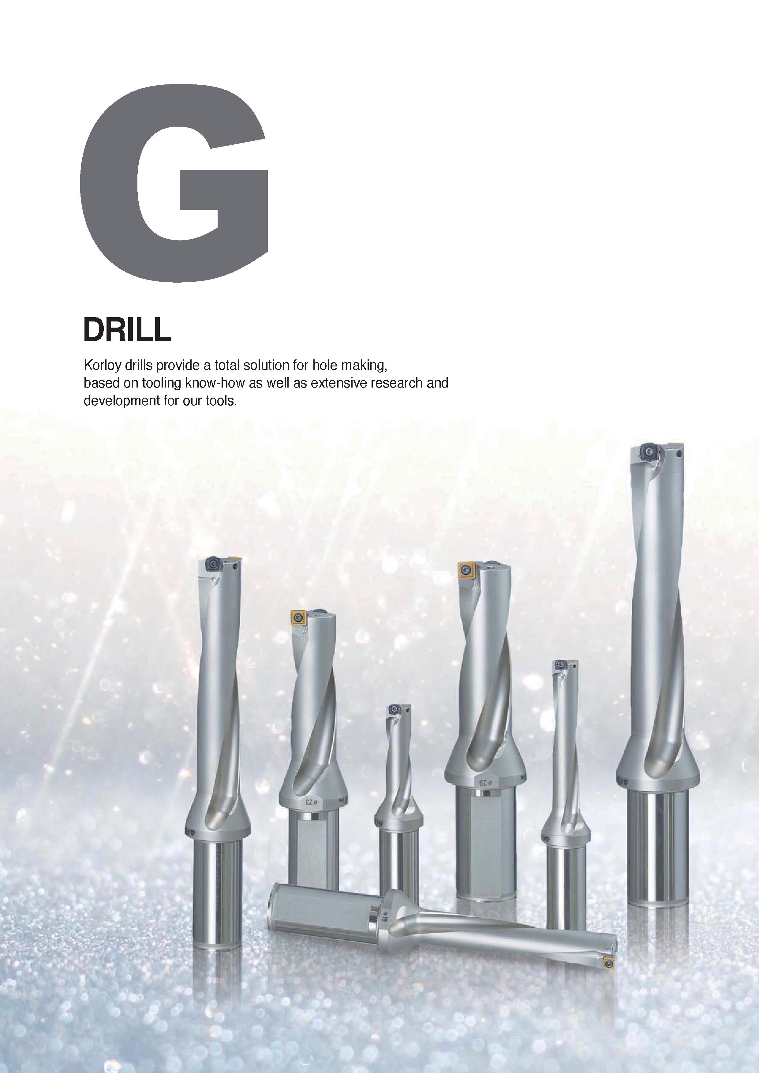 1000 DRILL Korloy drills provide a total solution for hole making, based on tooling know-how as well as extensive research and development for our too Каталог KORLOY 2020 Режущий и вспомогательный инструмент для станков ЧПУ и универсальных Фрезы с СМП Сверла твердосплавные Резцы токарные Пластины сменные режущие Стр. 