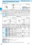 188 External Turning Toolholders TNDD Insert Double Clamp / Lever Lock DTGN (External) When using inserts whose corner-R(rs) is greater than 1 6mm, i Каталог KYOCERA 2016 Металлорежущий станочный инструмент Сменные режущие пластины Токарные резцы Расточные державки Фрезы с СРП и твердосплавные Сборные сверла Стр. D14