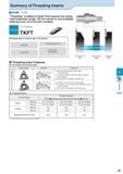 499 Summary of Threading Inserts QKF 8 “Threading” is added to Small Tools special tool series Total toolholder length 120 mm series is now available Каталог KYOCERA 2016 Металлорежущий станочный инструмент Сменные режущие пластины Токарные резцы Расточные державки Фрезы с СРП и твердосплавные Сборные сверла Стр. J5