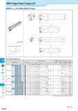 804 MFH High Feed Cutter A MFH Harrier End Mill (SOMT10 type) Toolholder Dimensions Description Обозначение инструмента для заказа Std No of Dimensio Каталог KYOCERA 2016 Металлорежущий станочный инструмент Сменные режущие пластины Токарные резцы Расточные державки Фрезы с СРП и твердосплавные Сборные сверла Стр. M118