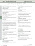 190 TAPS ENGINEERING DATA TERMS DEFINITIONS DEFINITION OF TERMS APPLYING TO TAPS ALLOWANCE Minimum clearance between two mating parts; the prescribed Каталог KYOCERA 2016 Твердосплавный вращающийся режущий инструмент для металлообработки Концевые монолитные фрезы Спиральные сверла Специальные метчики Развертки Стр. 188