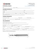 296 294 tgKldDCERa CUSTOM DRILL REQUEST Date: Inquiry or RFQ CUSTOMER INFORMATION Company Name: Contact: Address: City: State: Zip: Kyocera Distribut Каталог KYOCERA 2016 Твердосплавный вращающийся режущий инструмент для металлообработки Концевые монолитные фрезы Спиральные сверла Специальные метчики Развертки Стр. 294