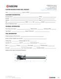 297 cgxyacERa CUSTOM REVERSE SHANK DRILL REQUEST Date: Inquiry or RFQ CUSTOMER INFORMATION Company Name: Contact: Address: City: State: Zip: Kyocera Каталог KYOCERA 2016 Твердосплавный вращающийся режущий инструмент для металлообработки Концевые монолитные фрезы Спиральные сверла Специальные метчики Развертки Стр. 295