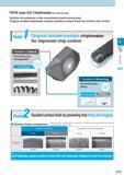 229 TKFB type GQ Chipbreaker Стружколом сменной пластины for back Turning Solution for problems in the conventional back-turning tools Original molded chipbrea Каталог KYOCERA 2017 Инструмент Пластины сменные режущие из твердых сплавов и сверхтвердых материалов Сборные с СРП и цельные твердосплавные фрезы Спиральные сверла Стр. E13