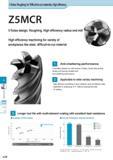 667 5 flutes Roughing for Difficult-to-cut materials, High efficiency Z5MCR 5 flutes design, Roughing, High efficiency radius end mill High efficiency machinin Каталог KYOCERA 2017 Инструмент Пластины сменные режущие из твердых сплавов и сверхтвердых материалов Сборные с СРП и цельные твердосплавные фрезы Спиральные сверла Стр. L24