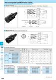 838 Head exchangeable type MECH Helical End Mill MECH-BT50SA (without coolant hole) Arbor Integral Type (Base Unit + 1 Front Piece + Clamp Bolt) MECH -BT50-A ( Каталог KYOCERA 2017 Инструмент Пластины сменные режущие из твердых сплавов и сверхтвердых материалов Сборные с СРП и цельные твердосплавные фрезы Спиральные сверла Стр. M88