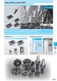 863 Heavy Milling Cutter MSR m i Jr' m H & lift ': force type ; a, nH S x jv, ' M h M ' 3 ij vA , a p / F ffi Notched insert reduces cutting force, and enables Каталог KYOCERA 2017 Инструмент Пластины сменные режущие из твердых сплавов и сверхтвердых материалов Сборные с СРП и цельные твердосплавные фрезы Спиральные сверла Стр. M113