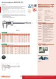166 Прочные универсальные цифровые штангенциркули Mitutoyo ABSOLUTE IP67 500 серии предназначены для надежных измерений и решения широкого круга измеритель Каталог MITUTOYO 2017 Инструмент измерительный Микрометры цифровые и механические Штангенциркули стандартные и специальные Индикаторы Индикаторные головки Приборы из Японии Стр. 166