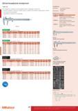 180 Двусторонние стандартные нониусные штангенциркули Mitutoyo 530 серии с глубиномером Общий вид ручного измерительного инструмента из Японии Особенности Каталог MITUTOYO 2017 Инструмент измерительный Микрометры цифровые и механические Штангенциркули стандартные и специальные Индикаторы Индикаторные головки Приборы из Японии Стр. 180