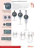 237 Индикаторы ABSOLUTE Digimatic ID-C Расчёт : f(x) = Ax Установка ID-C на измерительное приспособление и ввод повышающего коэффициента А (между 0,0001 и Каталог MITUTOYO 2017 Инструмент измерительный Микрометры цифровые и механические Штангенциркули стандартные и специальные Индикаторы Индикаторные головки Приборы из Японии Стр. 237