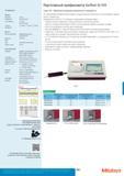 483 Контактный портативный профилометр Surftest SJ-310 для измерения шероховатости поверхности Японский высокоточный измерительный прибор Спецификация Каталог MITUTOYO 2017 Инструмент измерительный Микрометры цифровые и механические Штангенциркули стандартные и специальные Индикаторы Индикаторные головки Приборы из Японии Стр. 483
