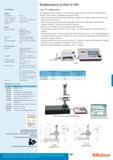 489 Профилометр Surftest SJ-500 Спецификация Серия 178 - Профилометры Привод Ход траверсы Скорость измерения Скорость привода Прямолинейность траверсы Датч Каталог MITUTOYO 2017 Инструмент измерительный Микрометры цифровые и механические Штангенциркули стандартные и специальные Индикаторы Индикаторные головки Приборы из Японии Стр. 489