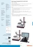 523 Кругломеры Roundtest RA-120 и RA-120P Спецификация Поворотный стол Погрешность вращения Макс измеряемый 0 Макс 0 детали Макс нагрузка на поворотный сто Каталог MITUTOYO 2017 Инструмент измерительный Микрометры цифровые и механические Штангенциркули стандартные и специальные Индикаторы Индикаторные головки Приборы из Японии Стр. 523