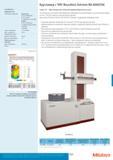 533 Кругломер с ЧПУ Roundtest Extreme RA-6000CNC Спецификация Поворотный стол Погрешность вращения Скорость вращения Макс нагрузка на поворотный стол кг Ди Каталог MITUTOYO 2017 Инструмент измерительный Микрометры цифровые и механические Штангенциркули стандартные и специальные Индикаторы Индикаторные головки Приборы из Японии Стр. 533