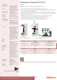 541 Твердомеры по Виккерсу HV-110/120 Спецификация Наружные размеры мм Объектив Время выдержки Оптическая система Стандарты Подсветка Вывод данных Скорость Каталог MITUTOYO 2017 Инструмент измерительный Микрометры цифровые и механические Штангенциркули стандартные и специальные Индикаторы Индикаторные головки Приборы из Японии Стр. 541