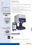 577 КИМ MACH-V 9106 Спецификация Разрешение 0,1 мкм Погрешность E0, MPE от: (2,5+0,35L/100) мкм Макс скорость 866 мм/с привода Точность КИМ указана для сле Каталог MITUTOYO 2017 Инструмент измерительный Микрометры цифровые и механические Штангенциркули стандартные и специальные Индикаторы Индикаторные головки Приборы из Японии Стр. 577